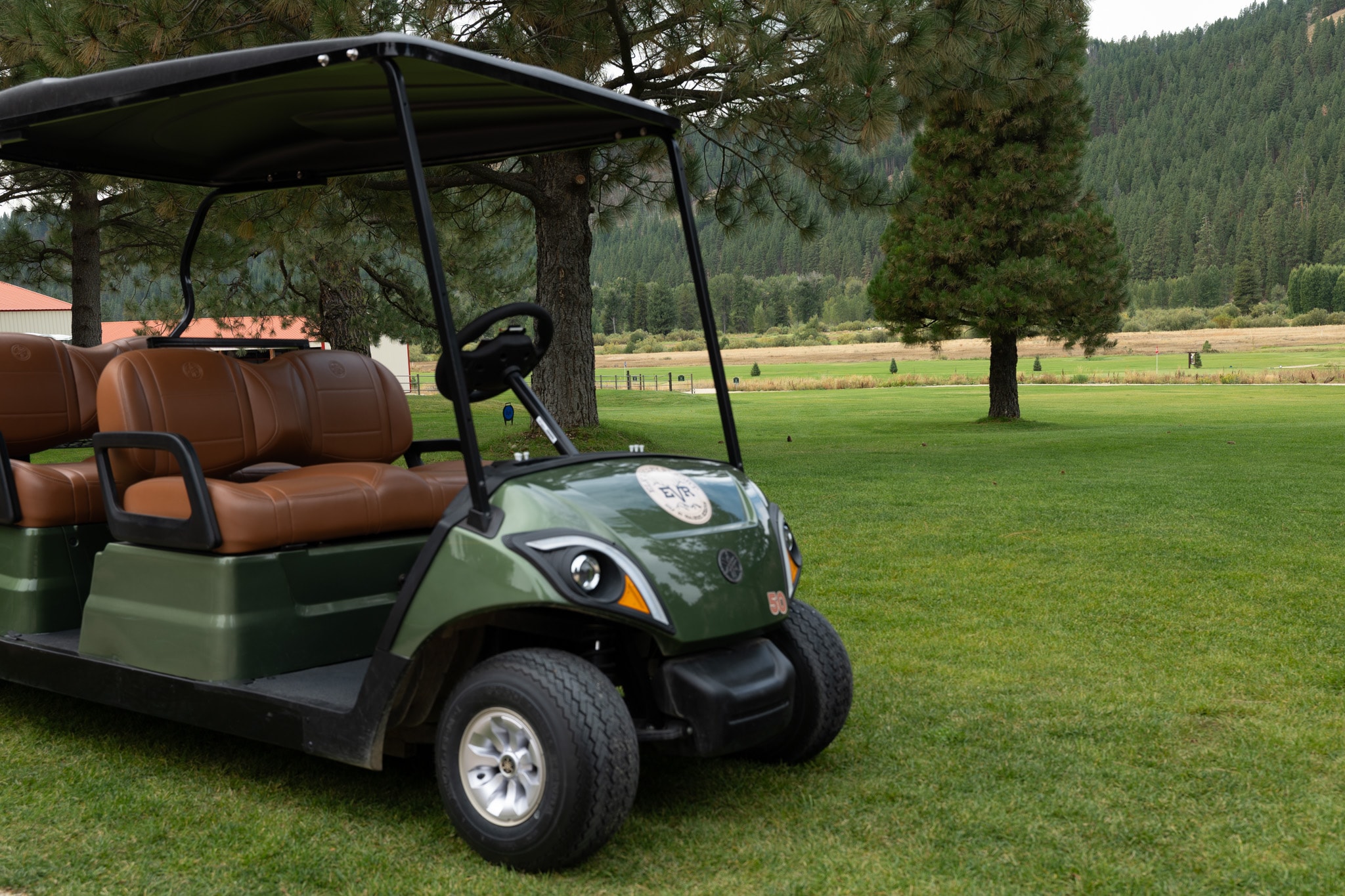Yamaha golf cart at Elk Valley Resort