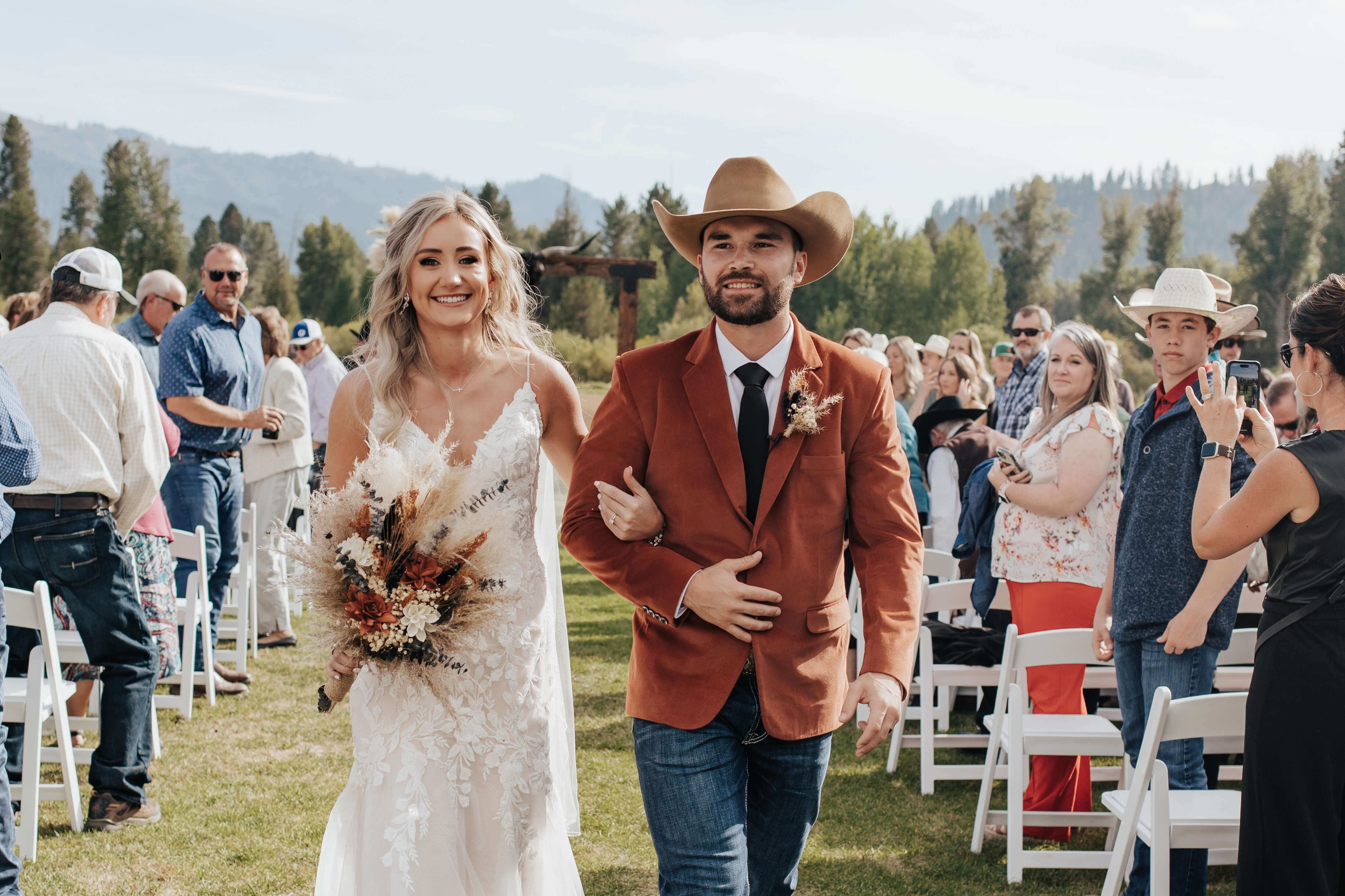 Bride and groom portrait